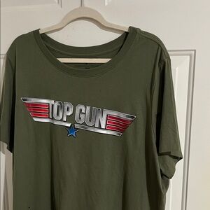 Top Gun Olive Green Short Sleeve Tee